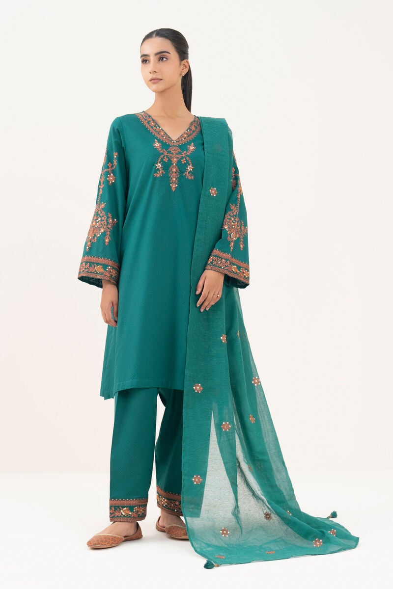 Embroidered Karandi Dupatta