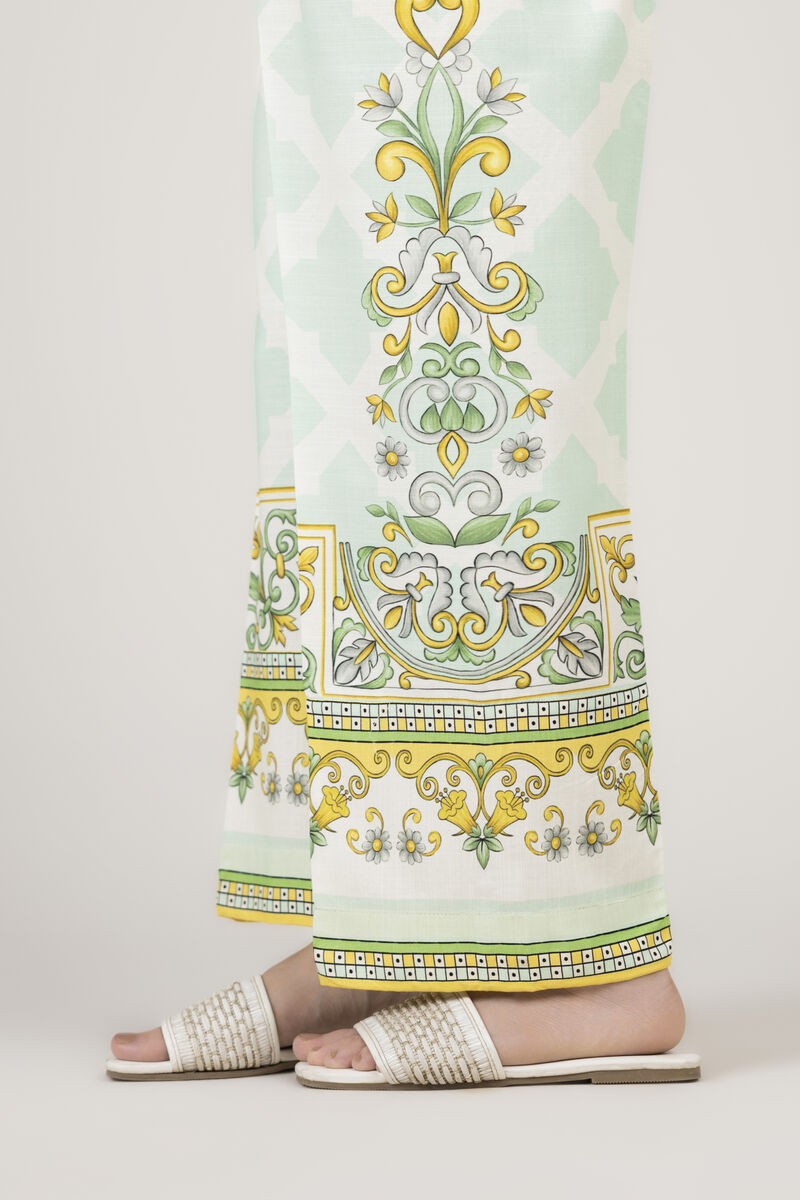 Cotton Viscose Straight Pants