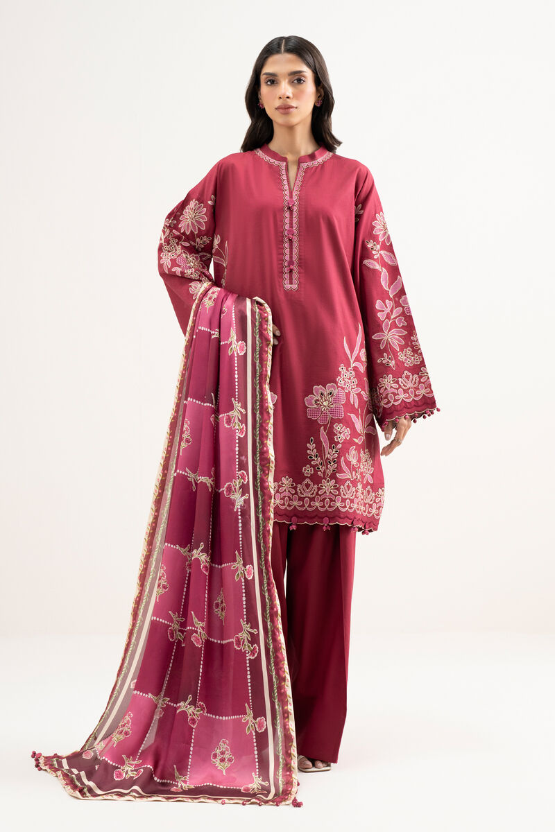 3 Piece - Embroidered Lawn Suit
