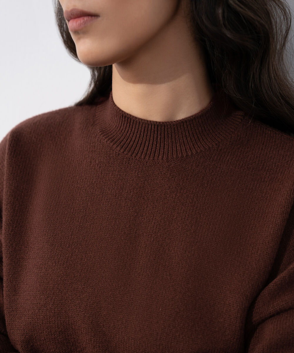 Women's Western Wear Rust Soft Touch Knit Sweater