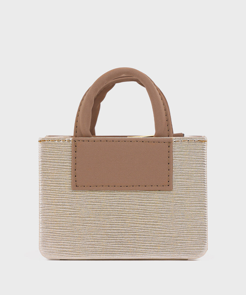 Women's Gold Mini Bag