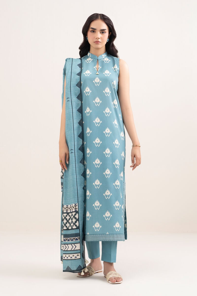 3 Piece - Printed Lawn Suit