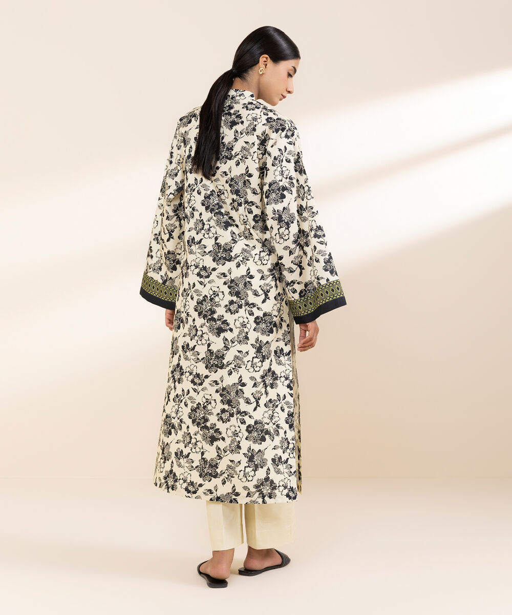 Women's Unstitched Lawn Printed Multi 2 Piece Suit