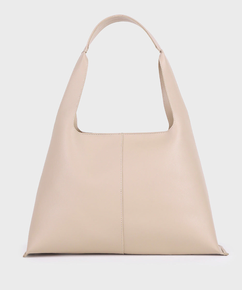 Woman - Beige Beige Tote Bag