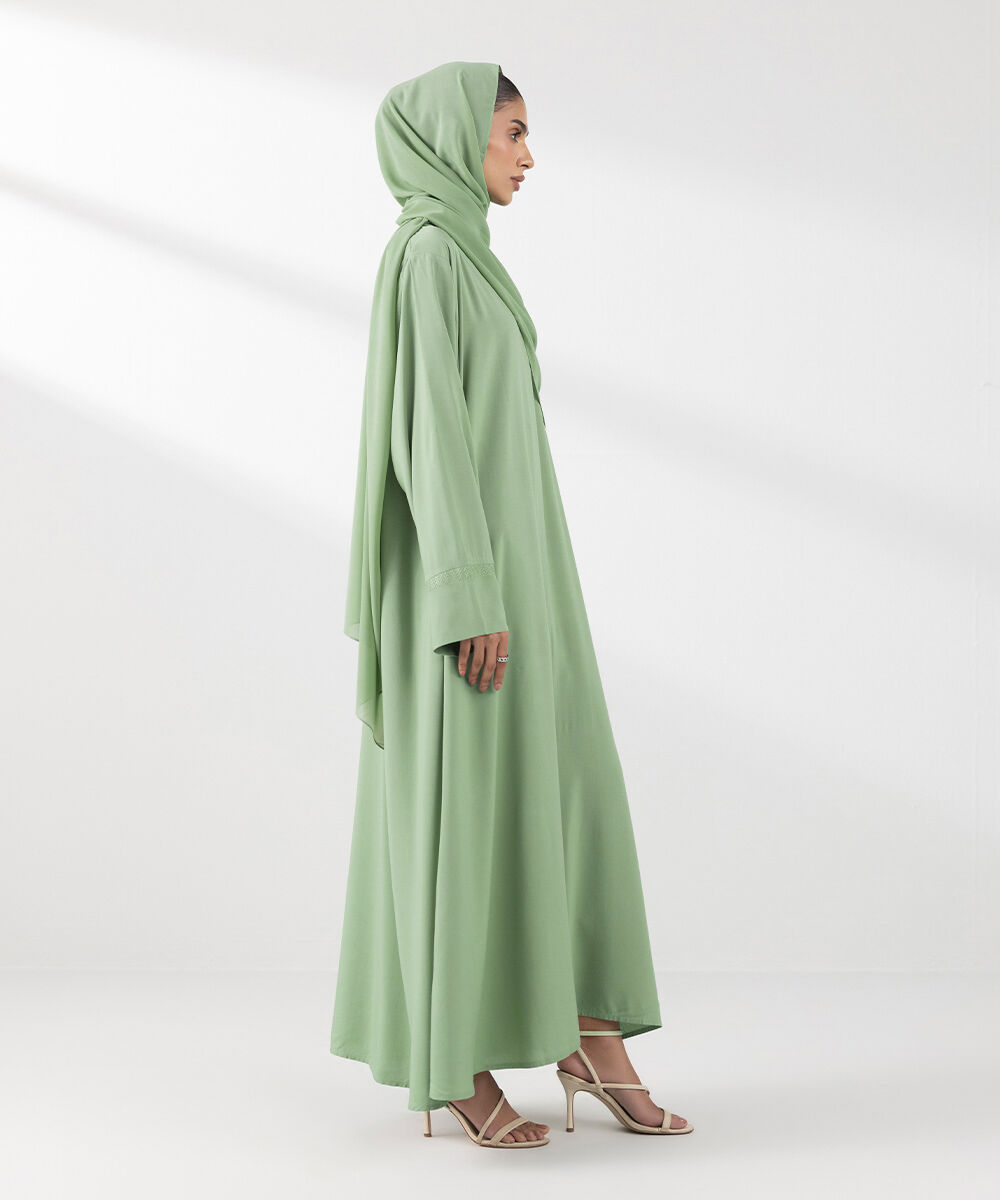 ABBAYA25V306 Green Abaya ABBAYA25V306 i