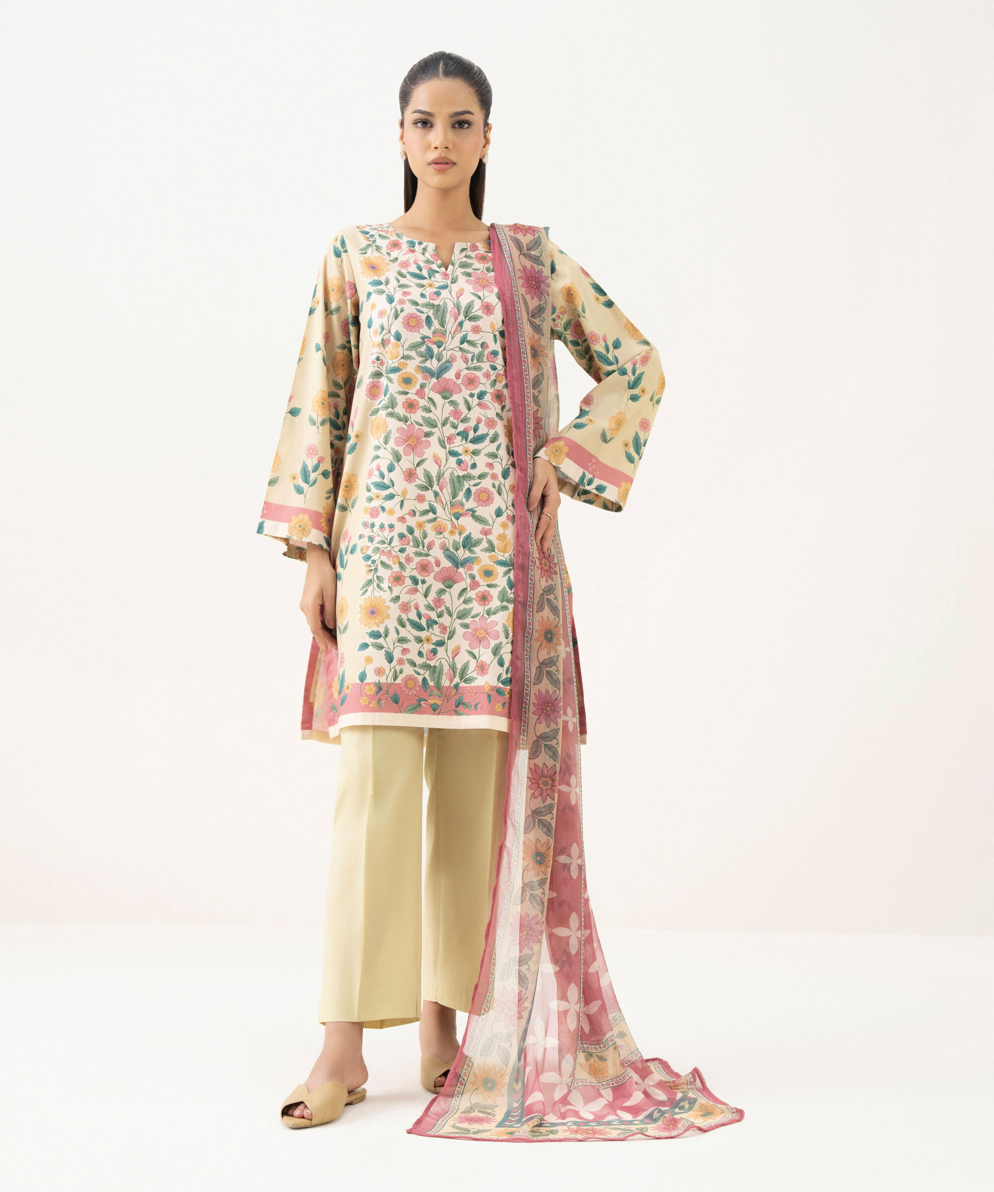 Printed Dupatta 3PDFW25V216D