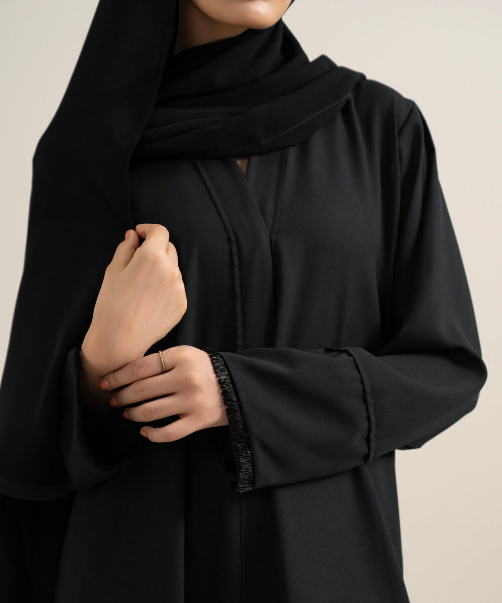 Women's Black Regular Abaya