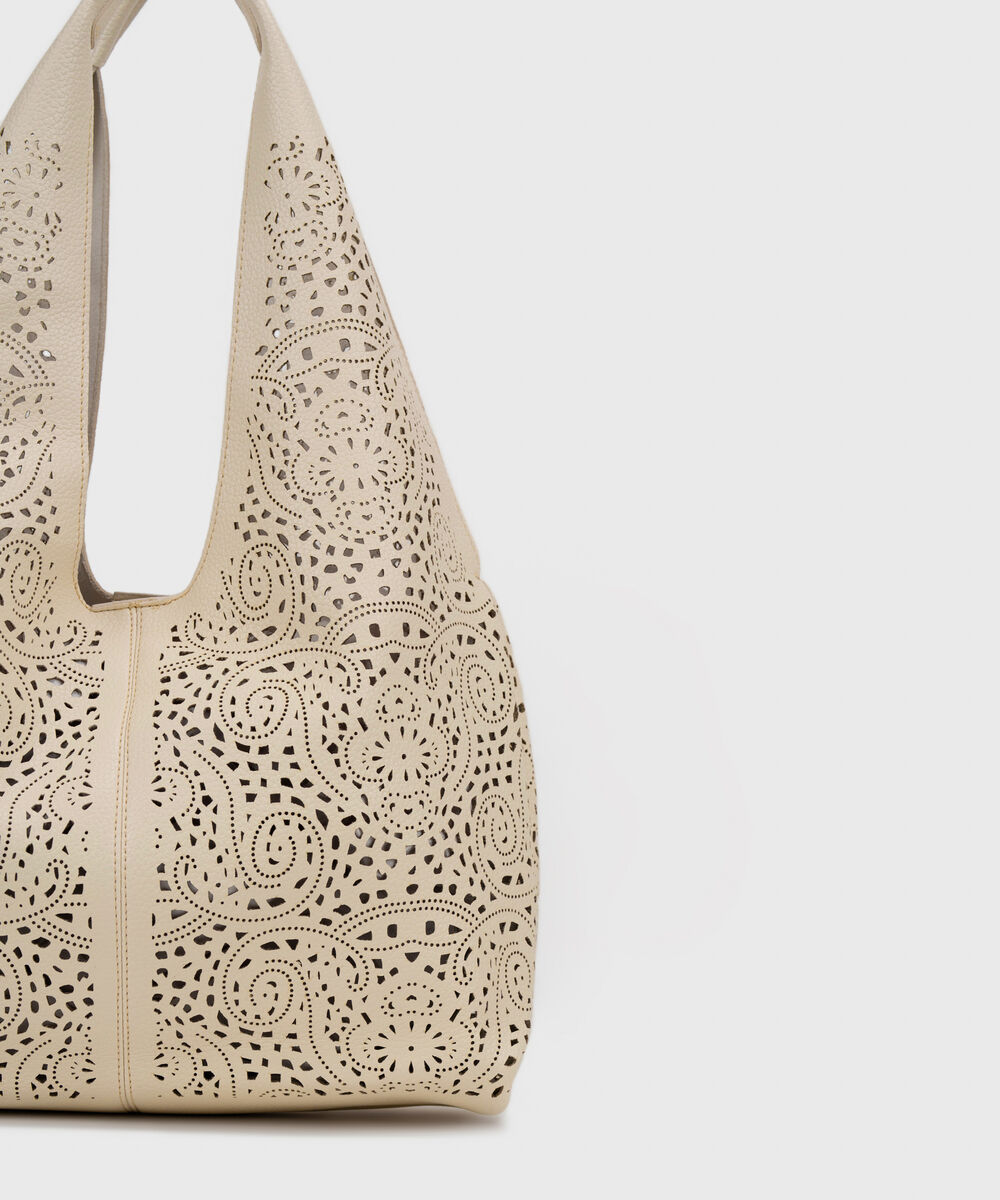 Women's Beige Tote Bag