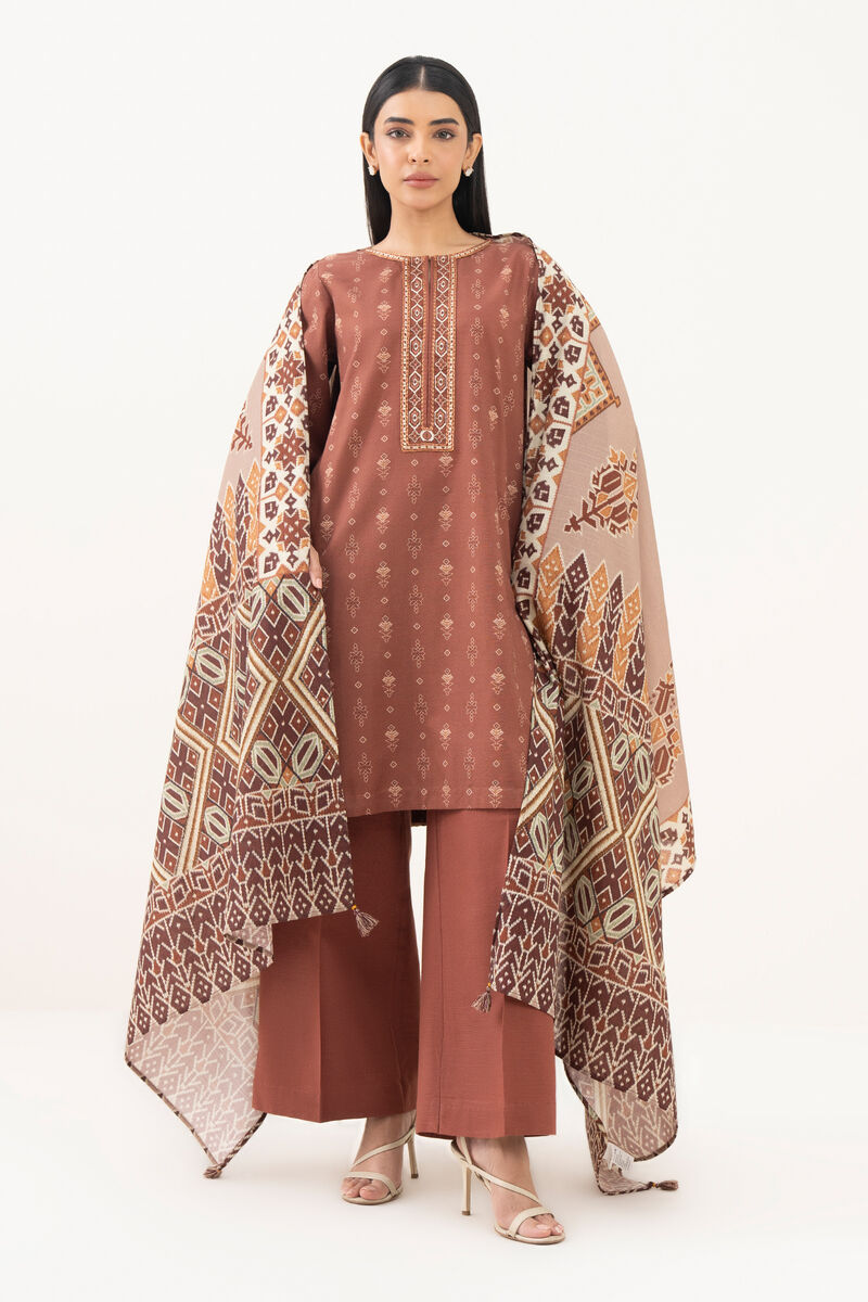 Printed Light Khaddar Dupatta