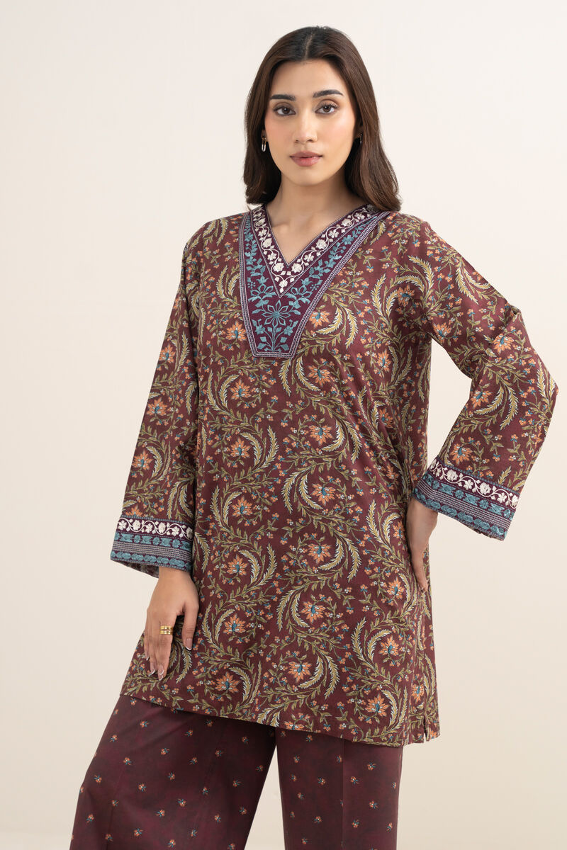 2 Piece - Embroidered Dobby Suit