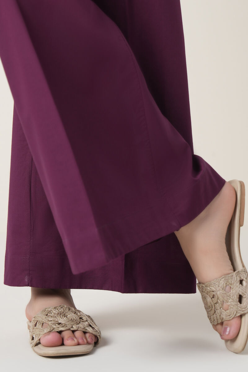 Solid Cambric Flared Pants