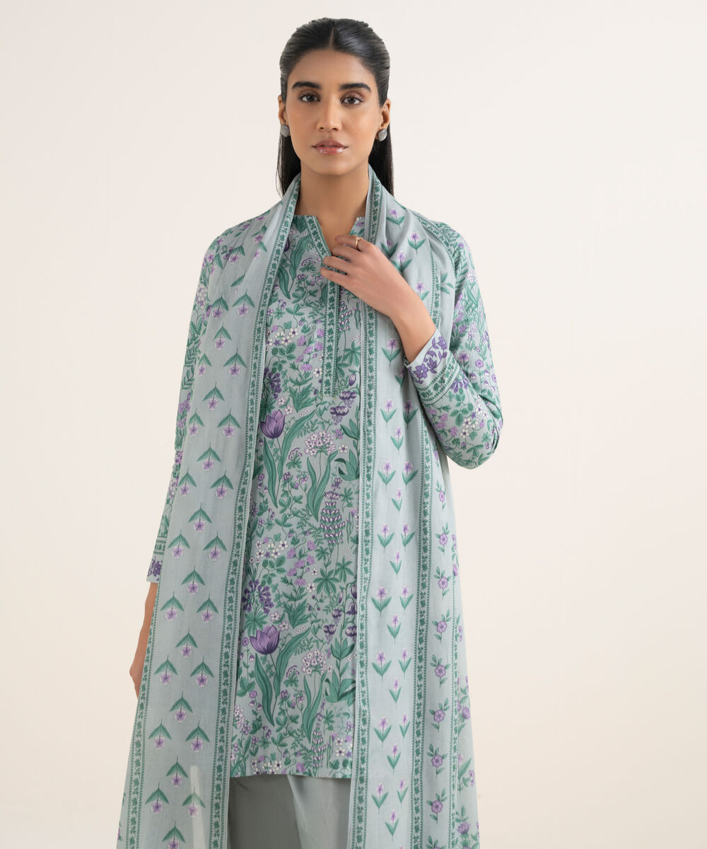 Unstitched 3 PC U3PDDS26V042 Sapphire PK