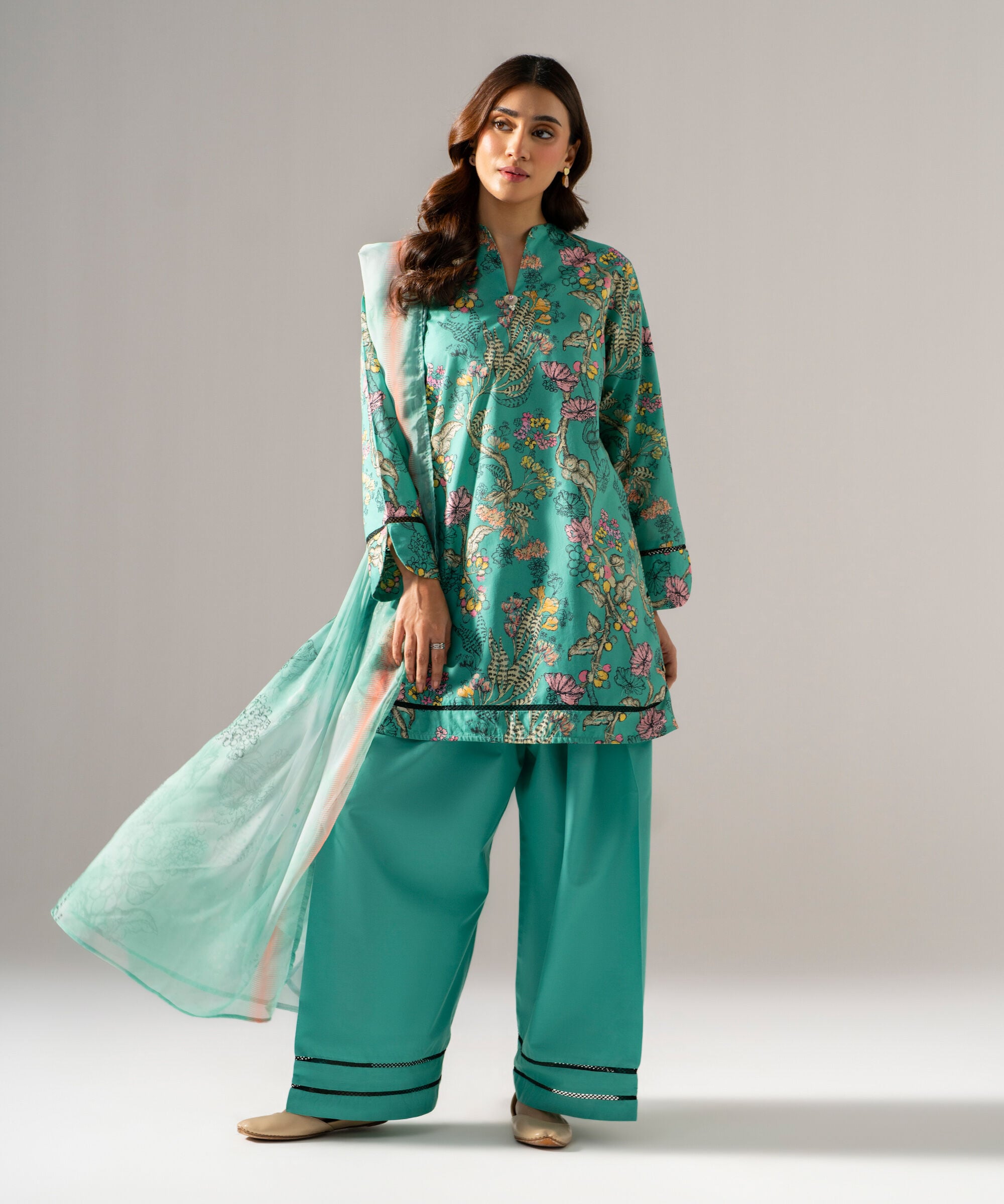 Printed Dupatta PRW26C1011DB