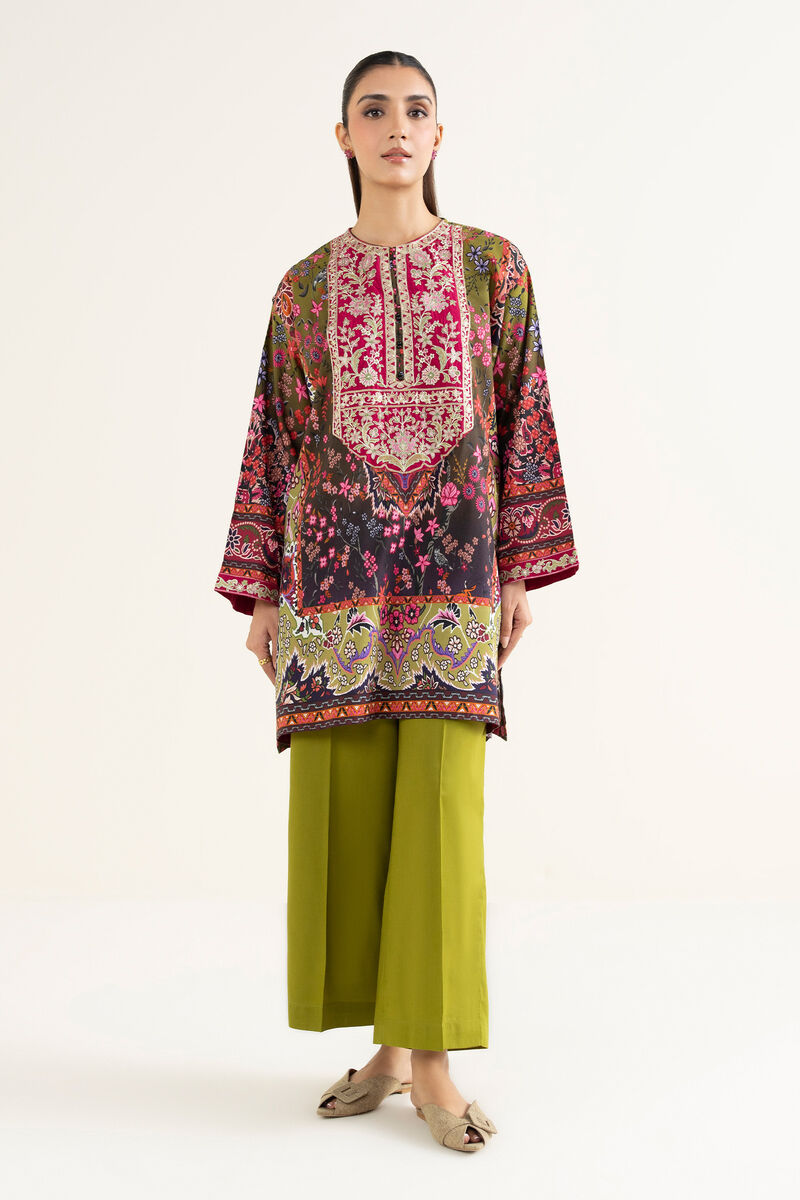 Embroidered Linen Viscose Shirt