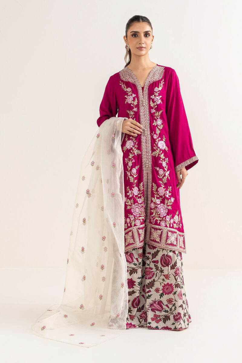Embroidered Organza Dupatta