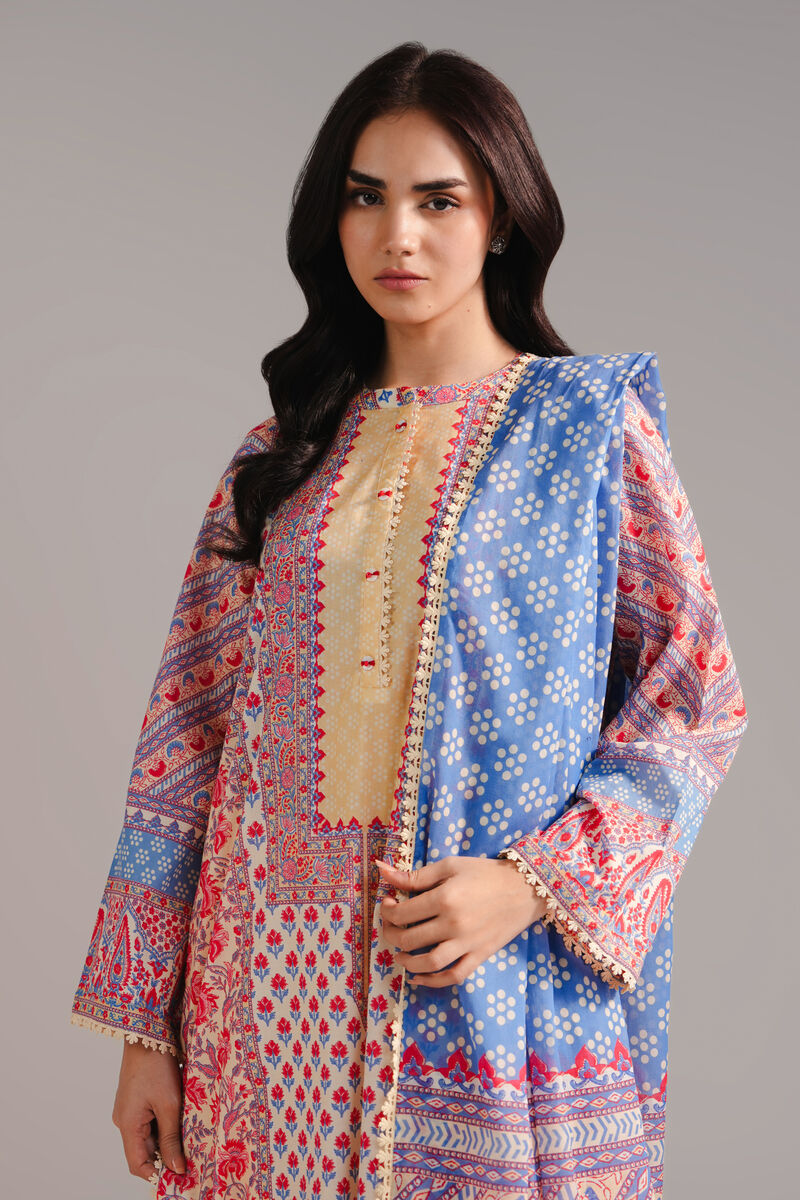3 Piece - Printed Lawn Suit
