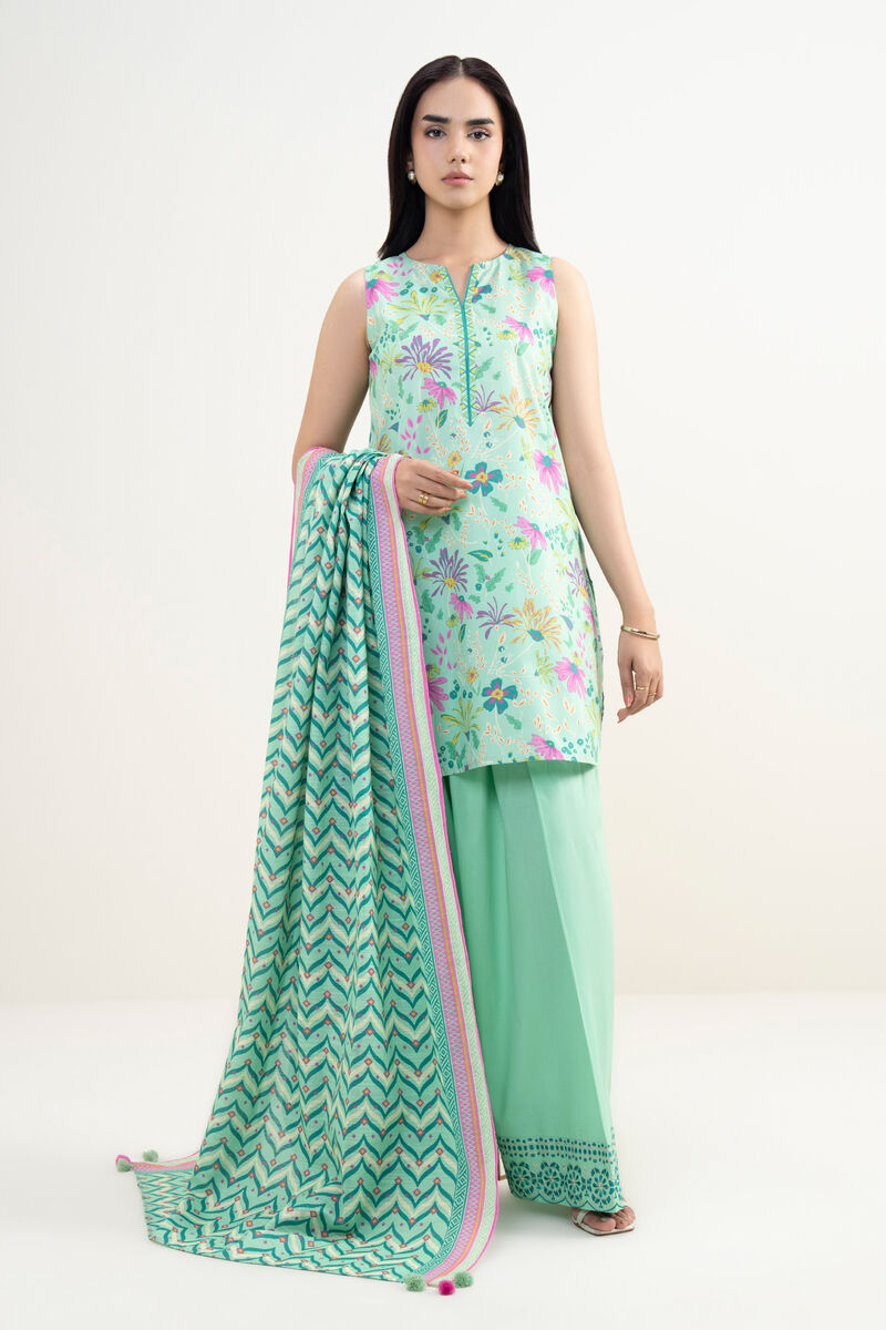 3 Piece - Embroidered Lawn Suit