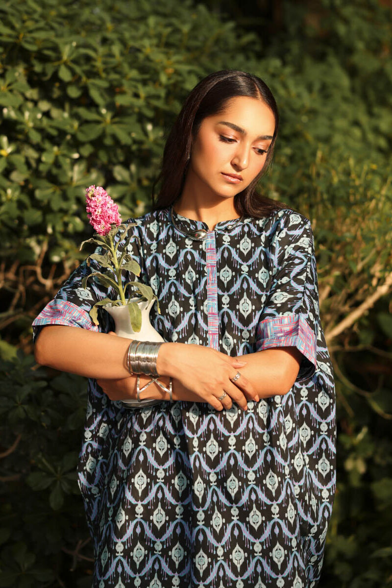 Printed Crosshatch Shirt