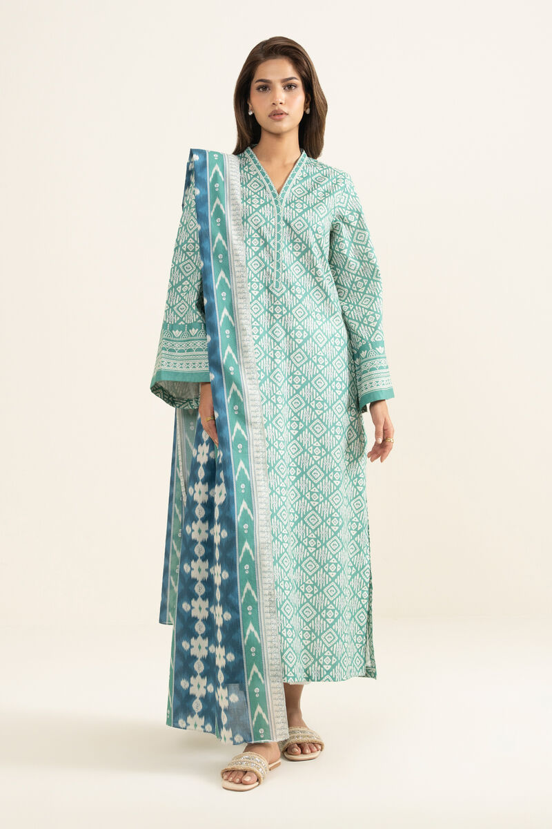2 Piece - Printed Lawn Suit
