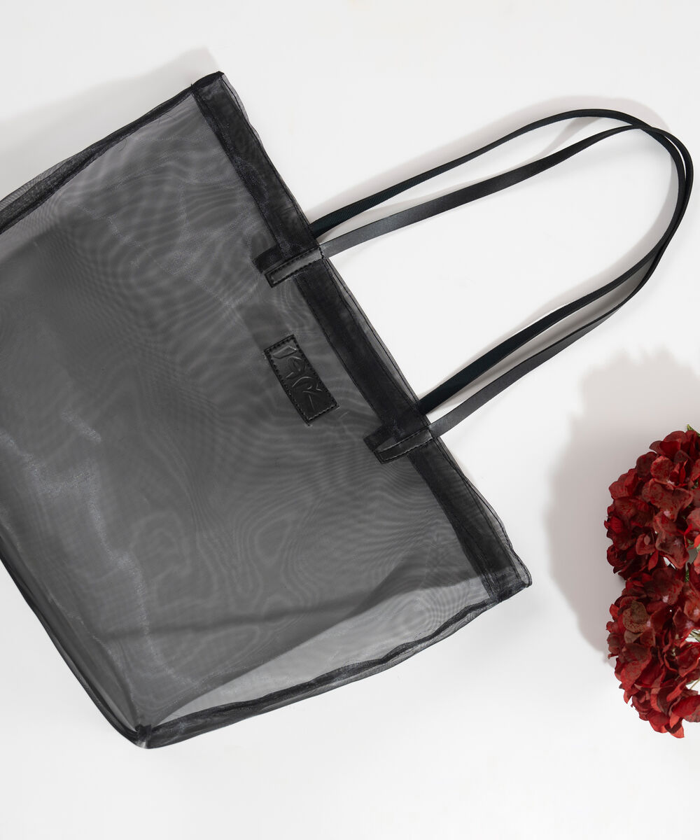 Women's Black Fabric Bag