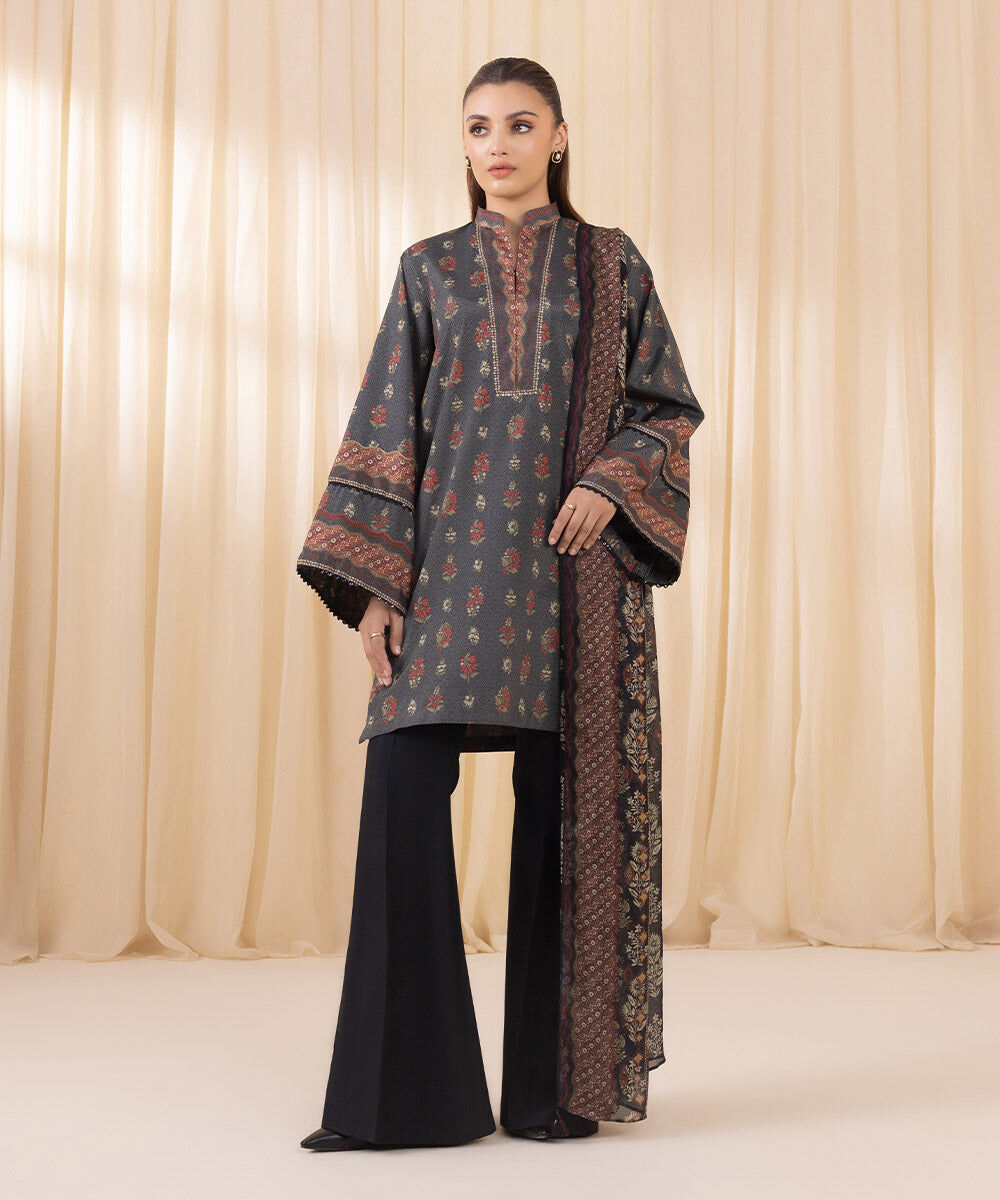 Unstitched 3 PC 00RFSL24V411 Sapphire PK