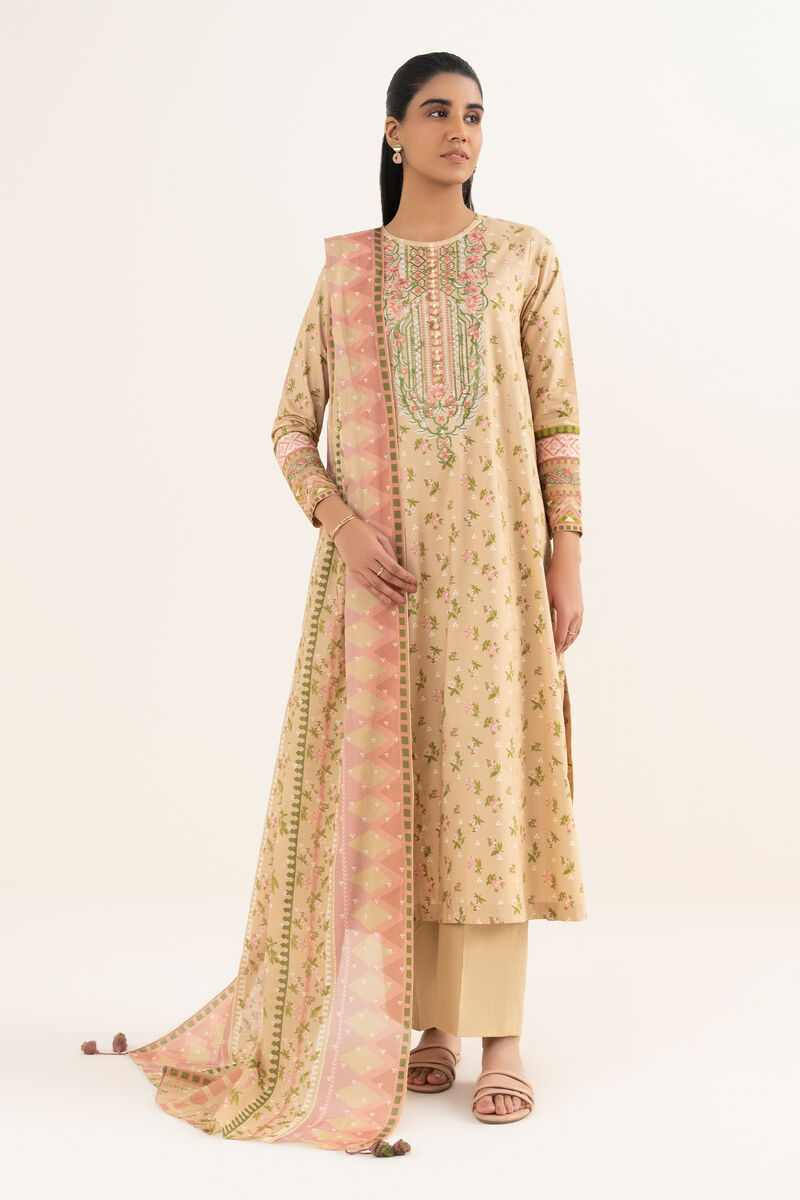 3 Piece - Embroidered Lawn Suit