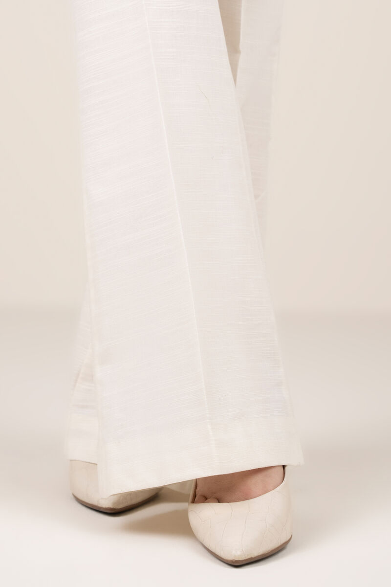 Solid Khaddar Straight Pants