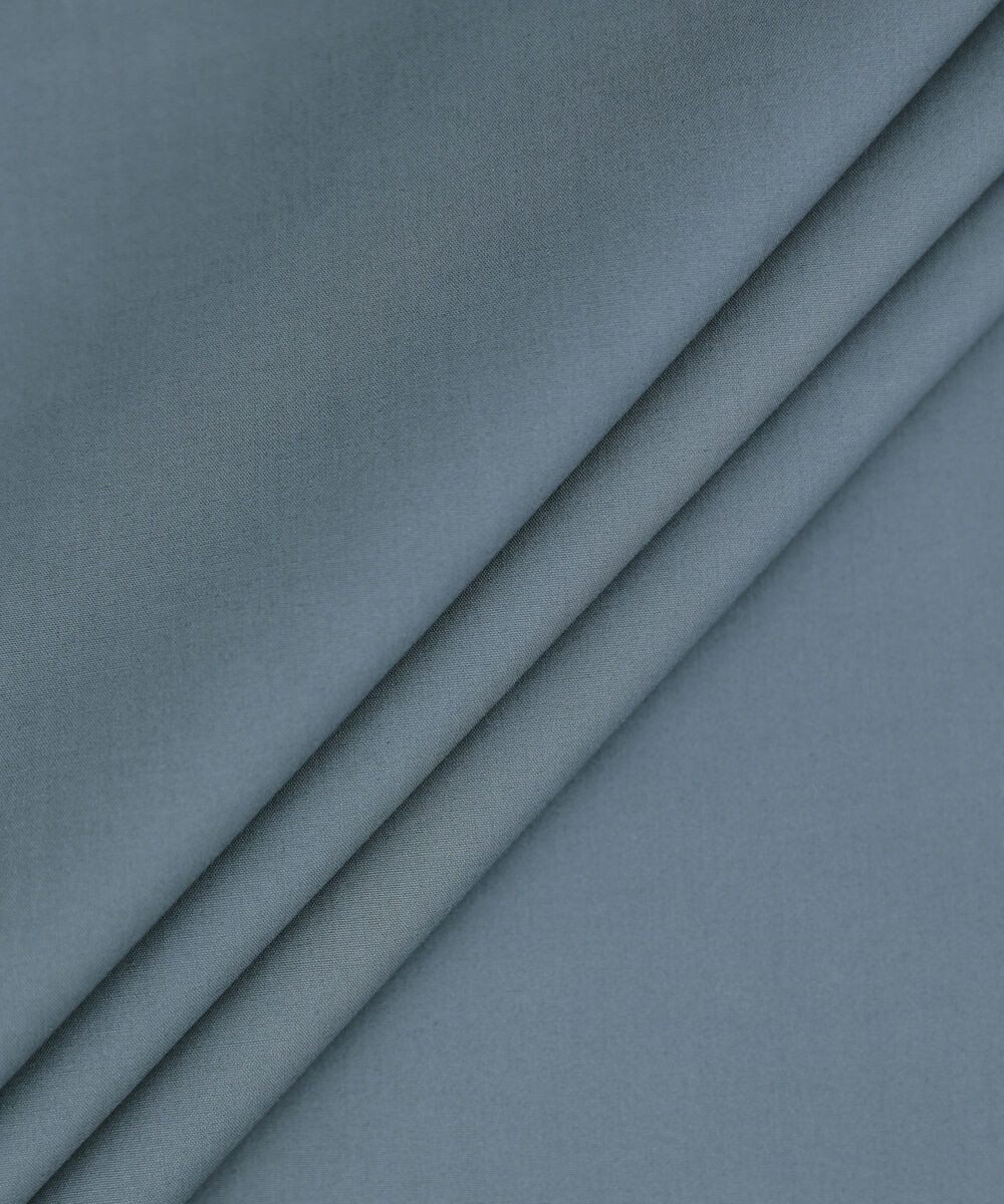 Men Unstitched Cotton Grey Full Suit Fabric