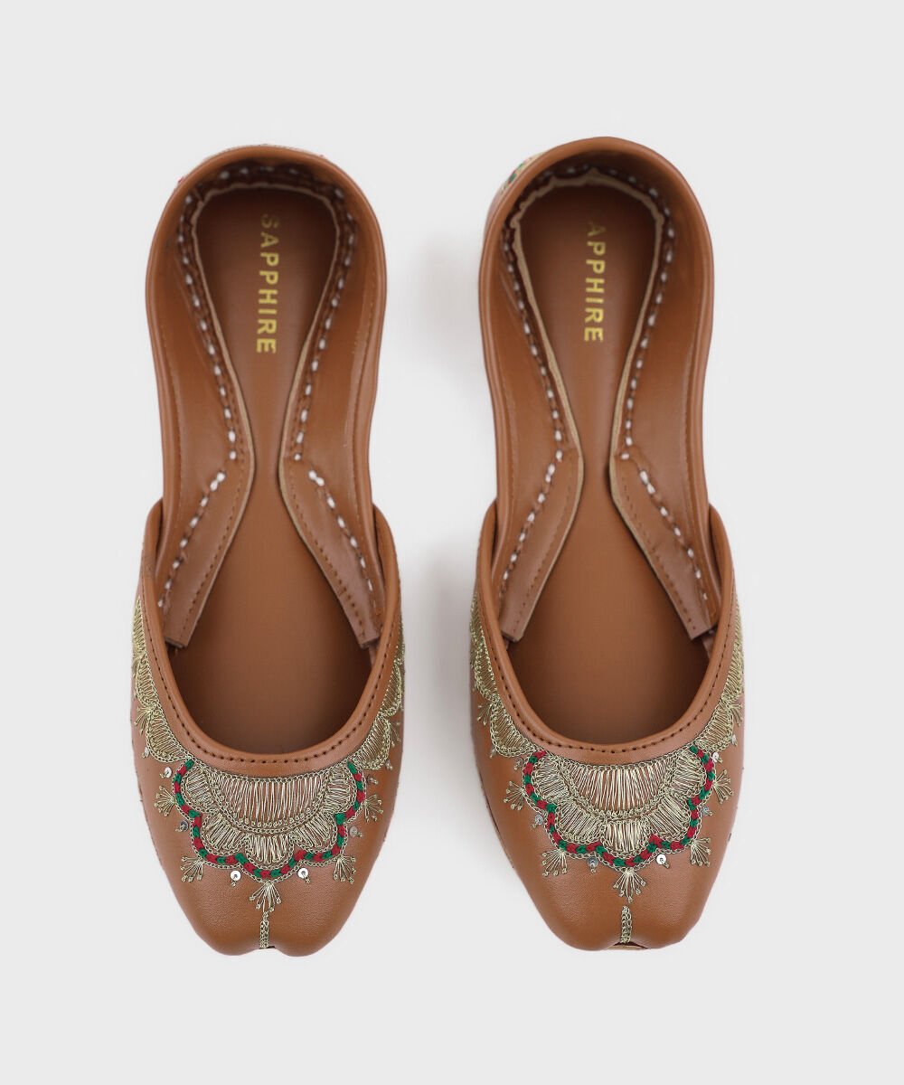 Women's Brown Khussa