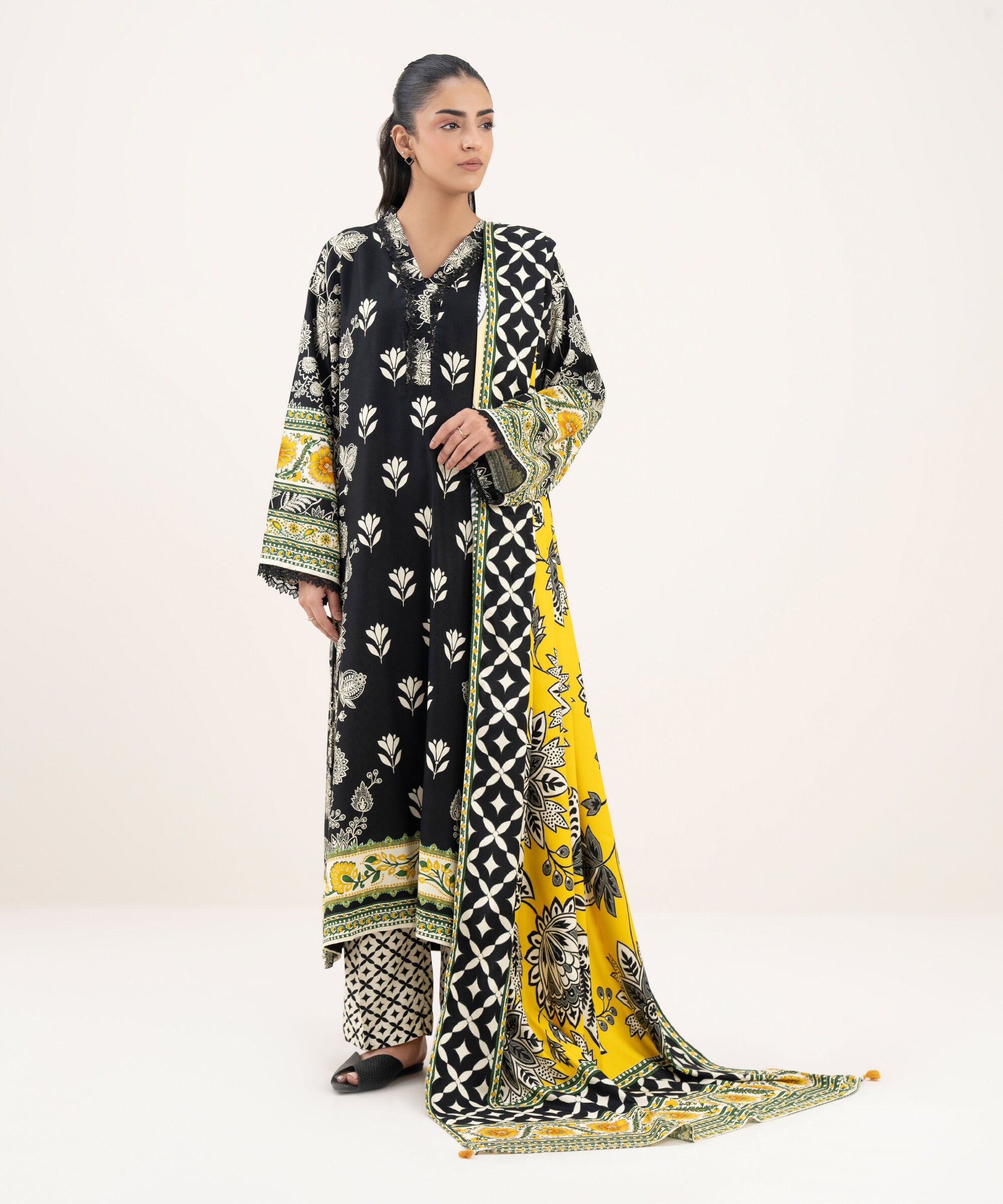 Printed Dupatta 3PPRW25V565D