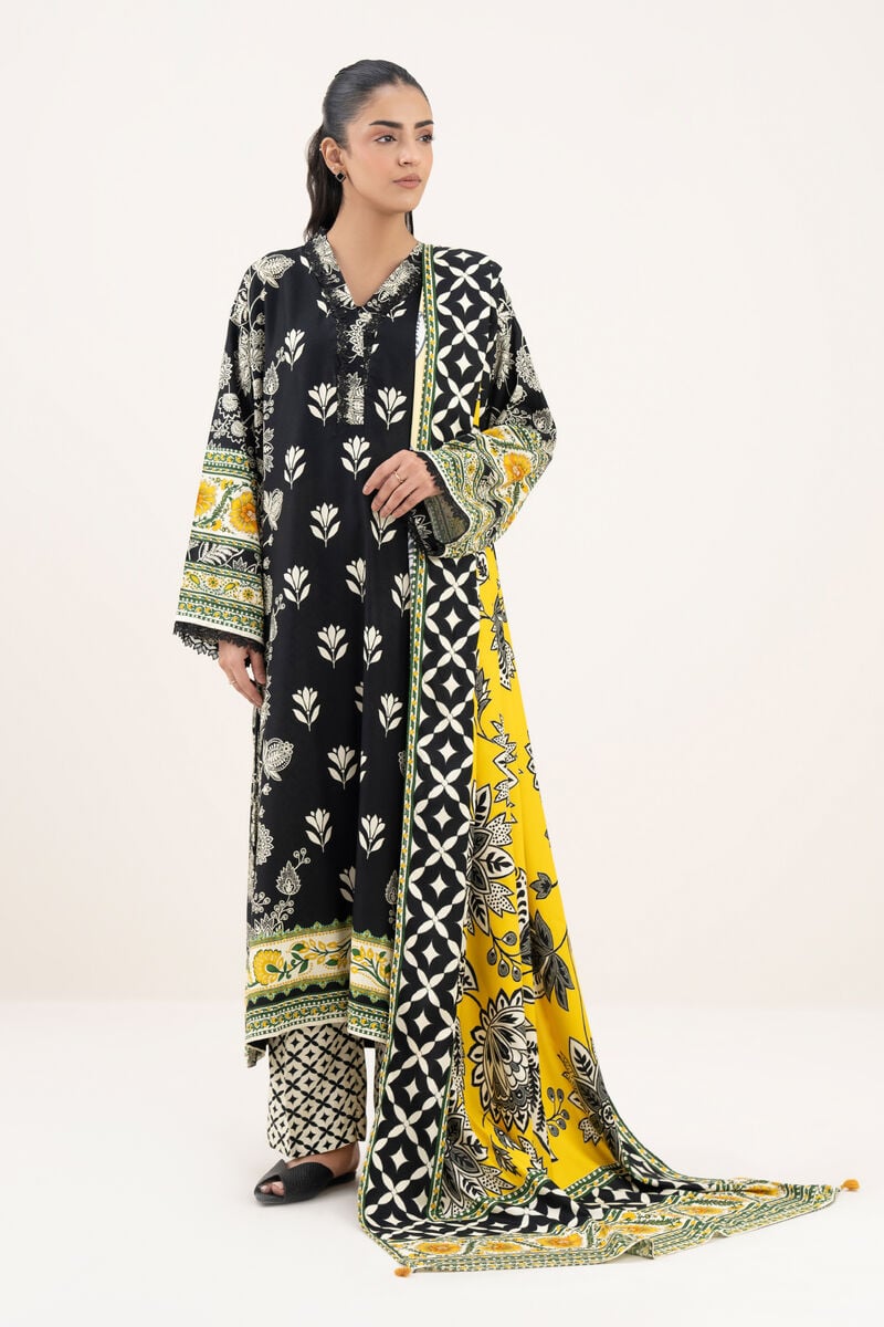 Printed Linen Dupatta