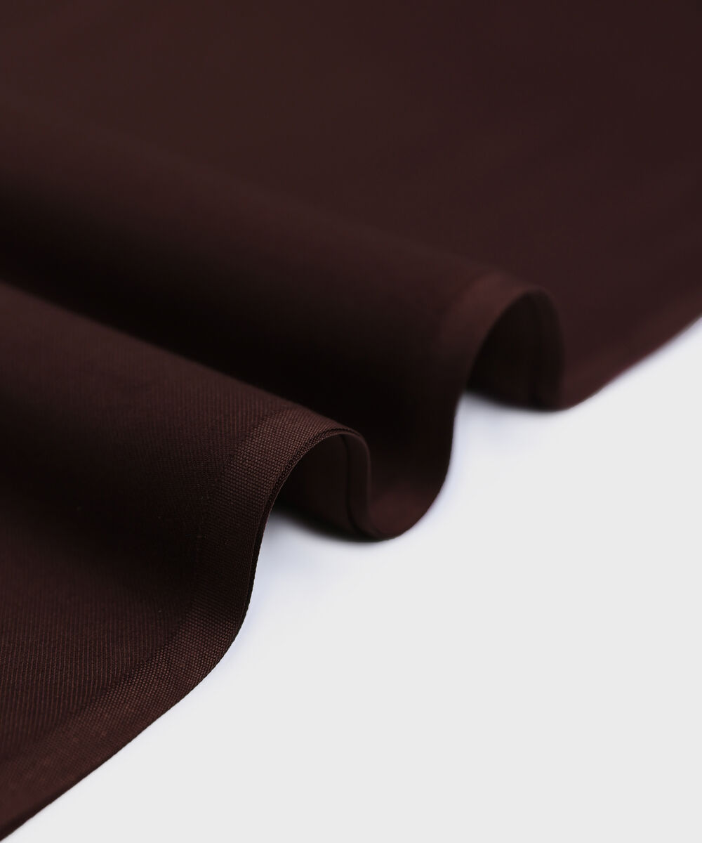 Men Unstitched Viscose Maroon Full Suit Fabric