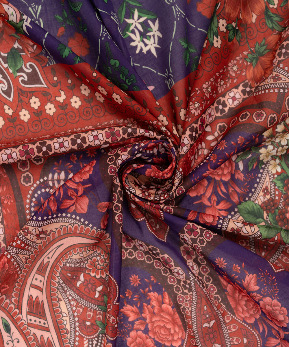 Lawn Printed Multi Dupatta