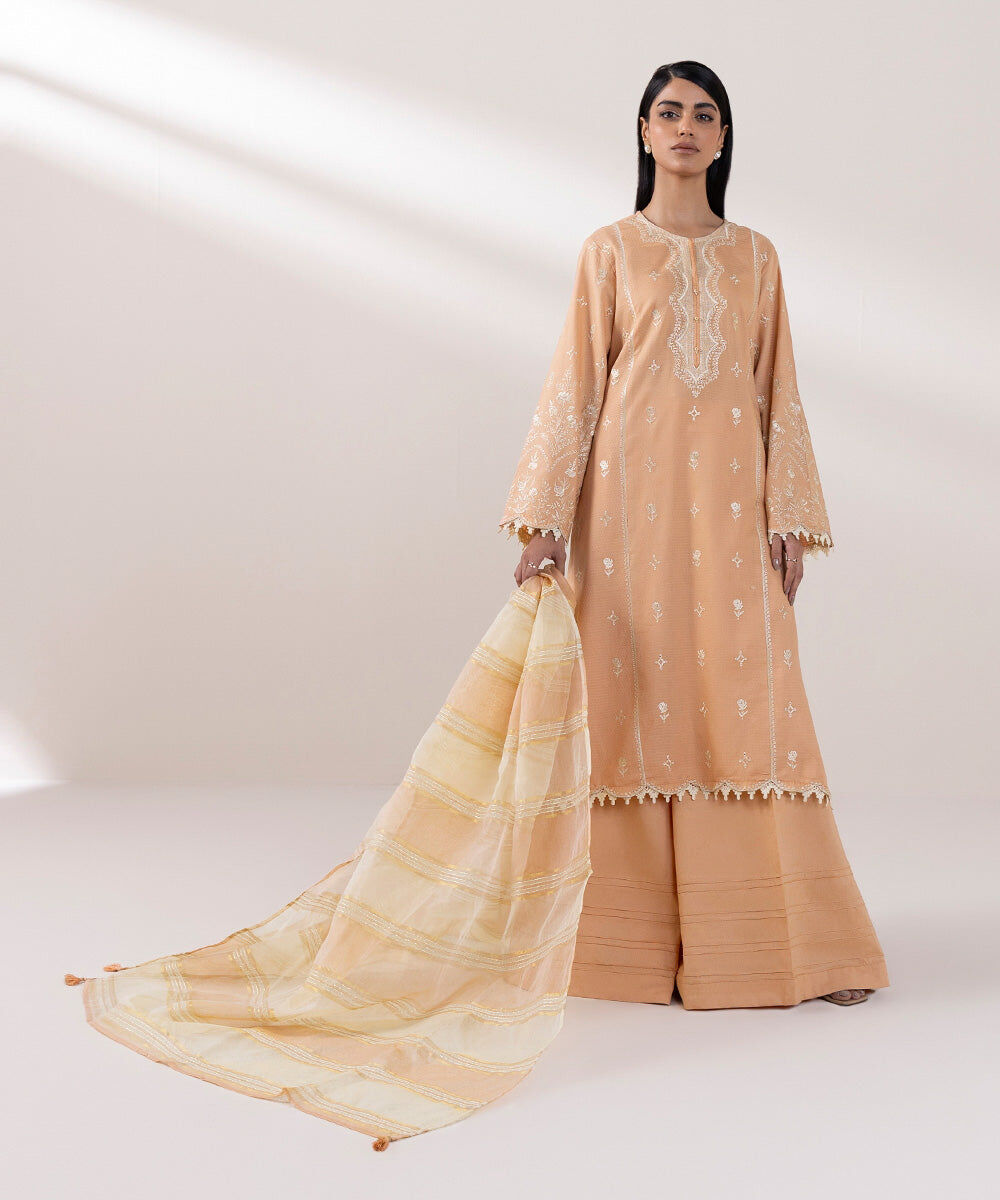 Orange Dupatta 3PEST24V510D