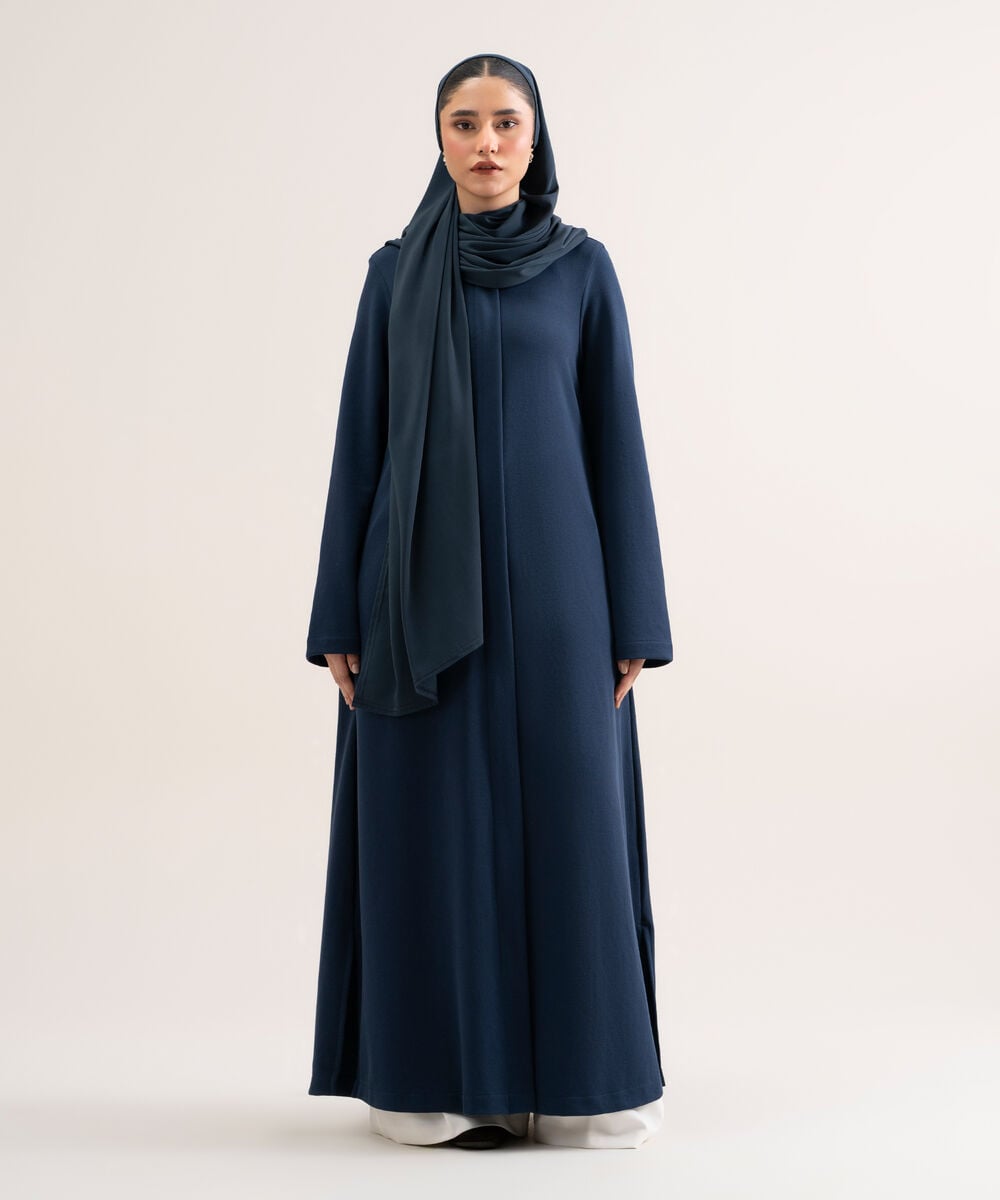Women's Polyester Blue Hijab