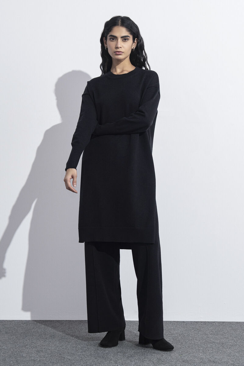 Sweater Knit Long Top