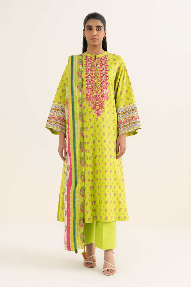 3 Piece - Embroidered Lawn Suit