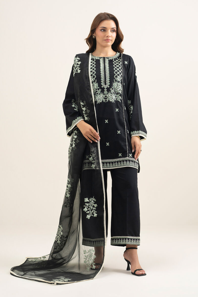 Embroidered Organza Dupatta