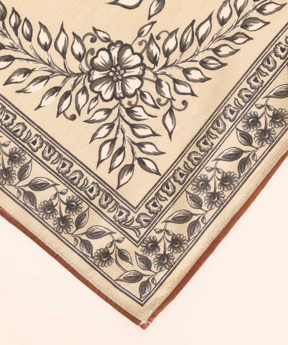 Woman - Printed Voile Dupatta