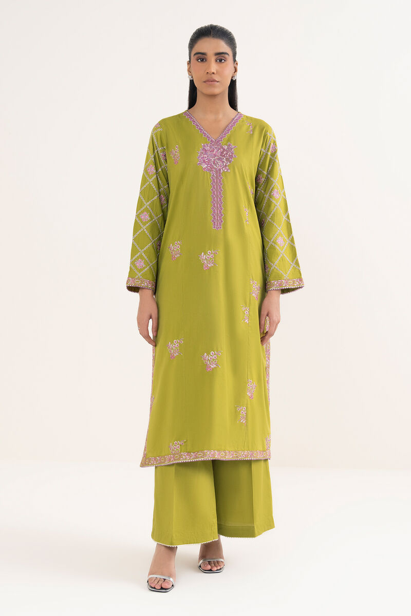 Embroidered Cotton Viscose Shirt