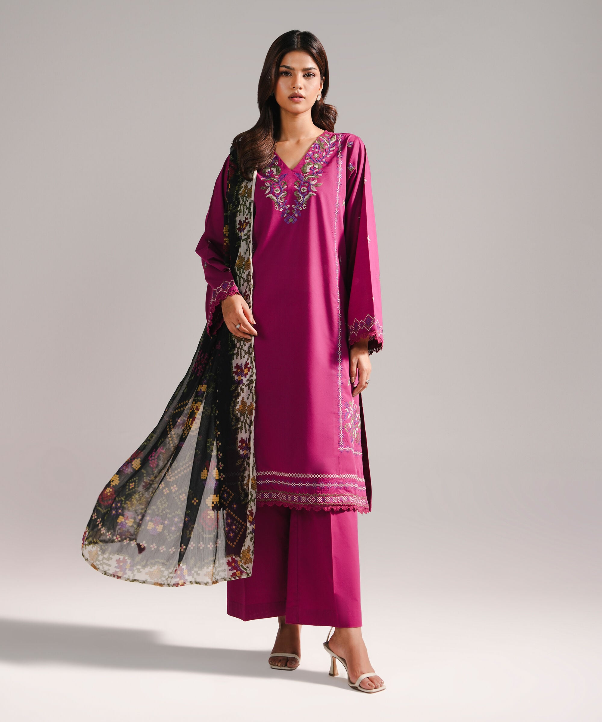 Printed Dupatta PR6SCHMV733D