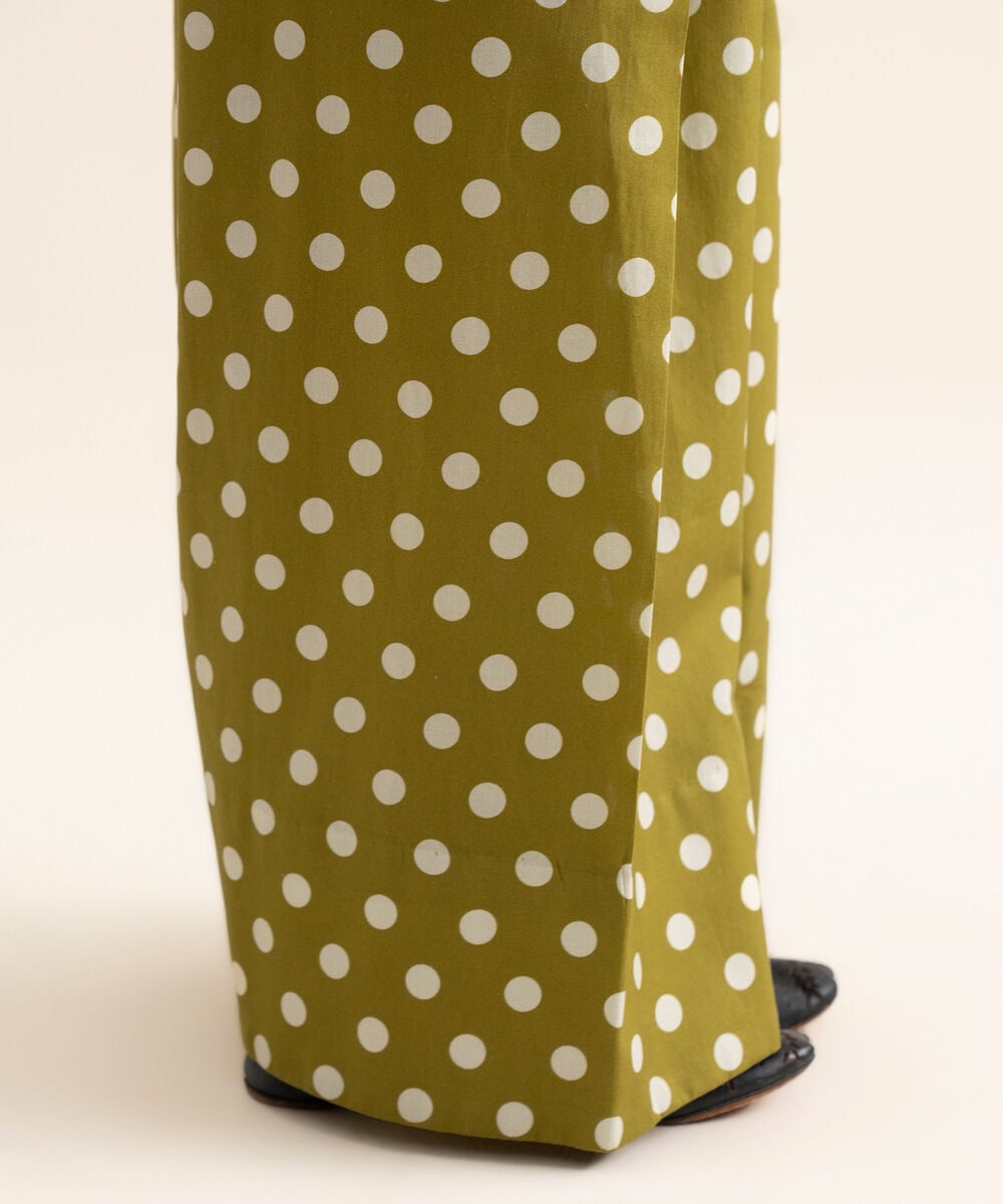 Women's Unstitched Cotton Green Trouser