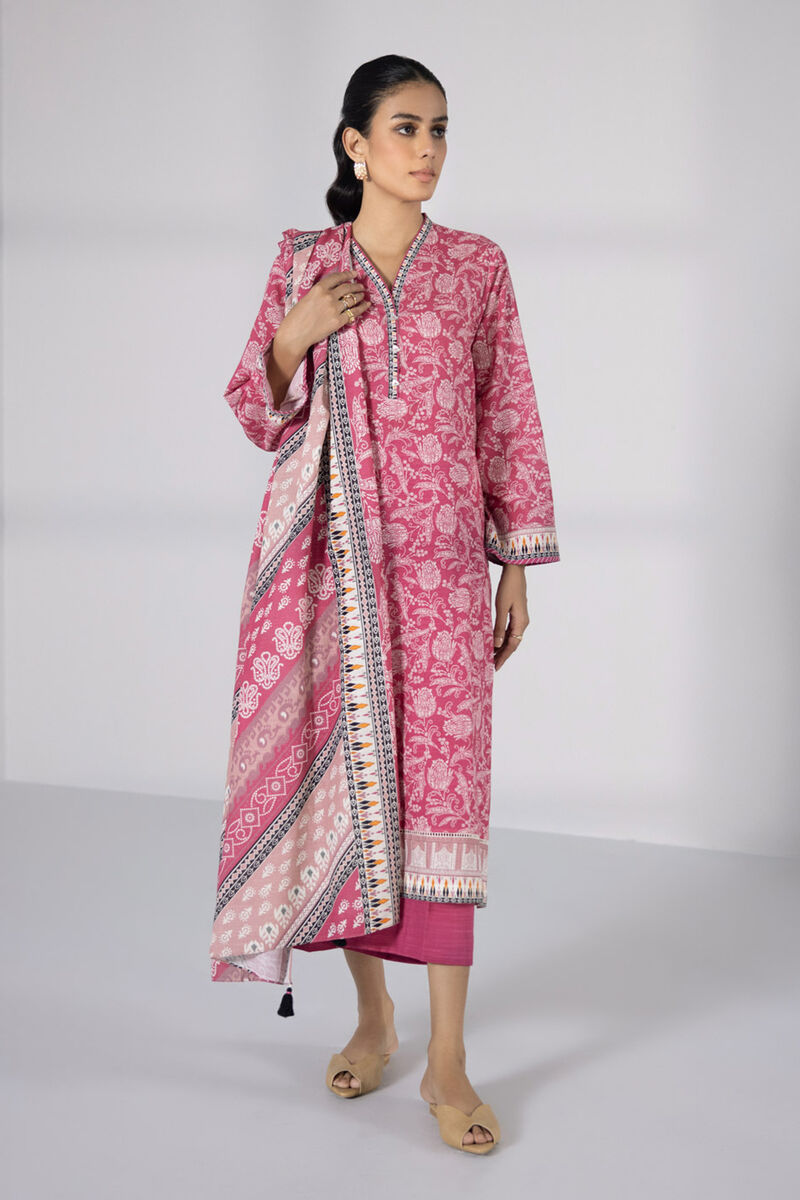 3 Piece - Printed Lawn Suit