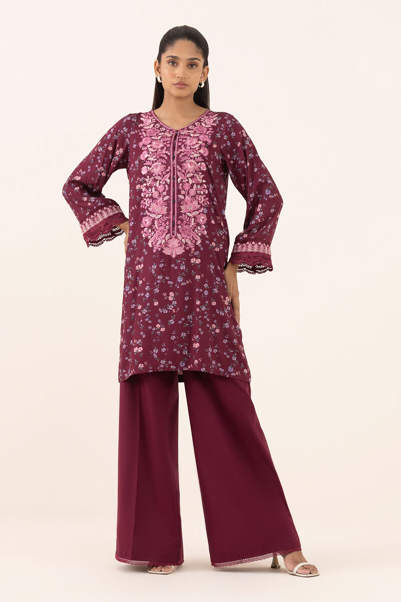 Embroidered Arabic Lawn Shirt