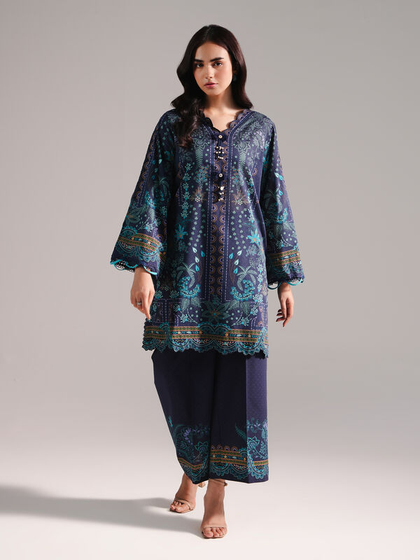 2 Piece - Printed Lawn Suit