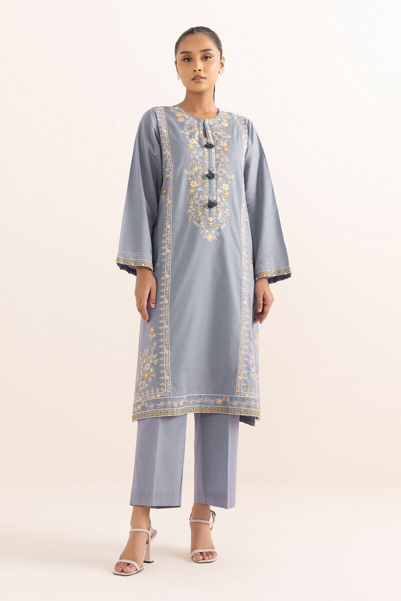 Embroidered Dobby Shirt