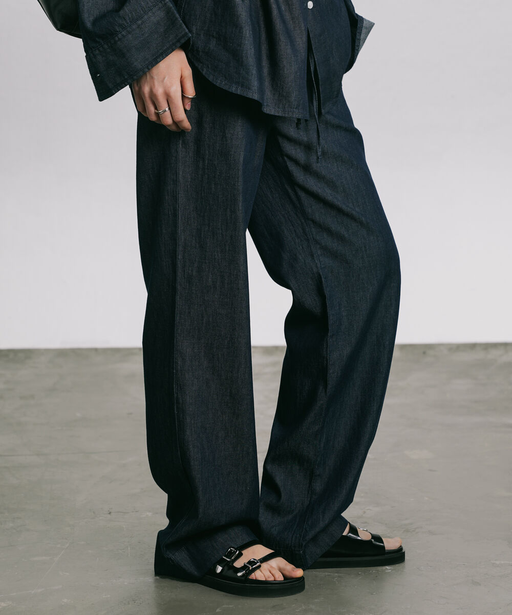 Women's Western Wear Blue Pull-On Trouser