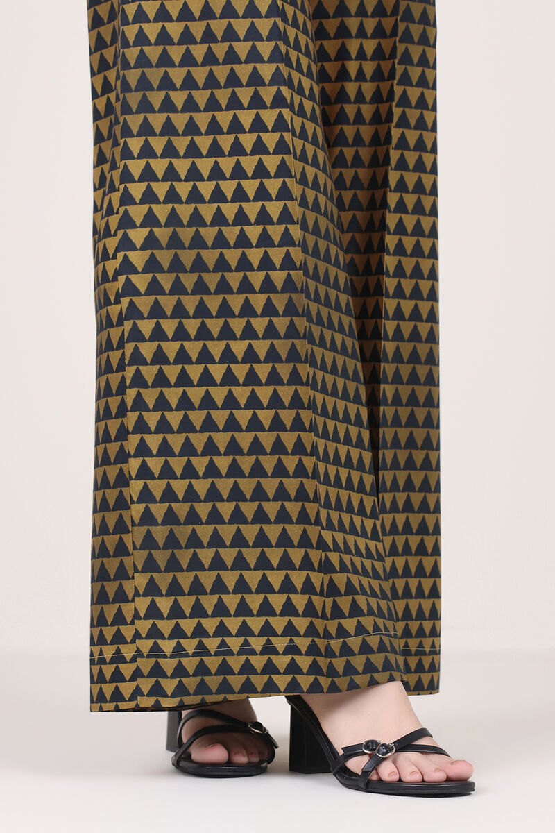 Printed Cambric Flared Pants