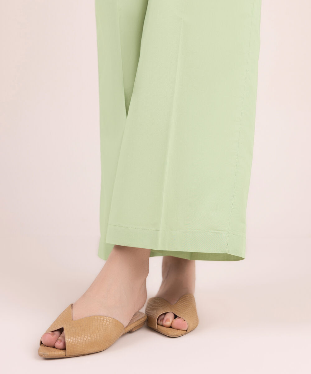 Women's RTW Cambric Solid Grey Culottes