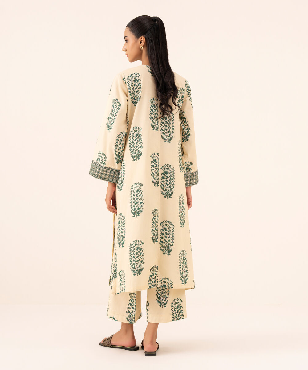 Women's RTW Cambric White Embroidered A-Line Shirt